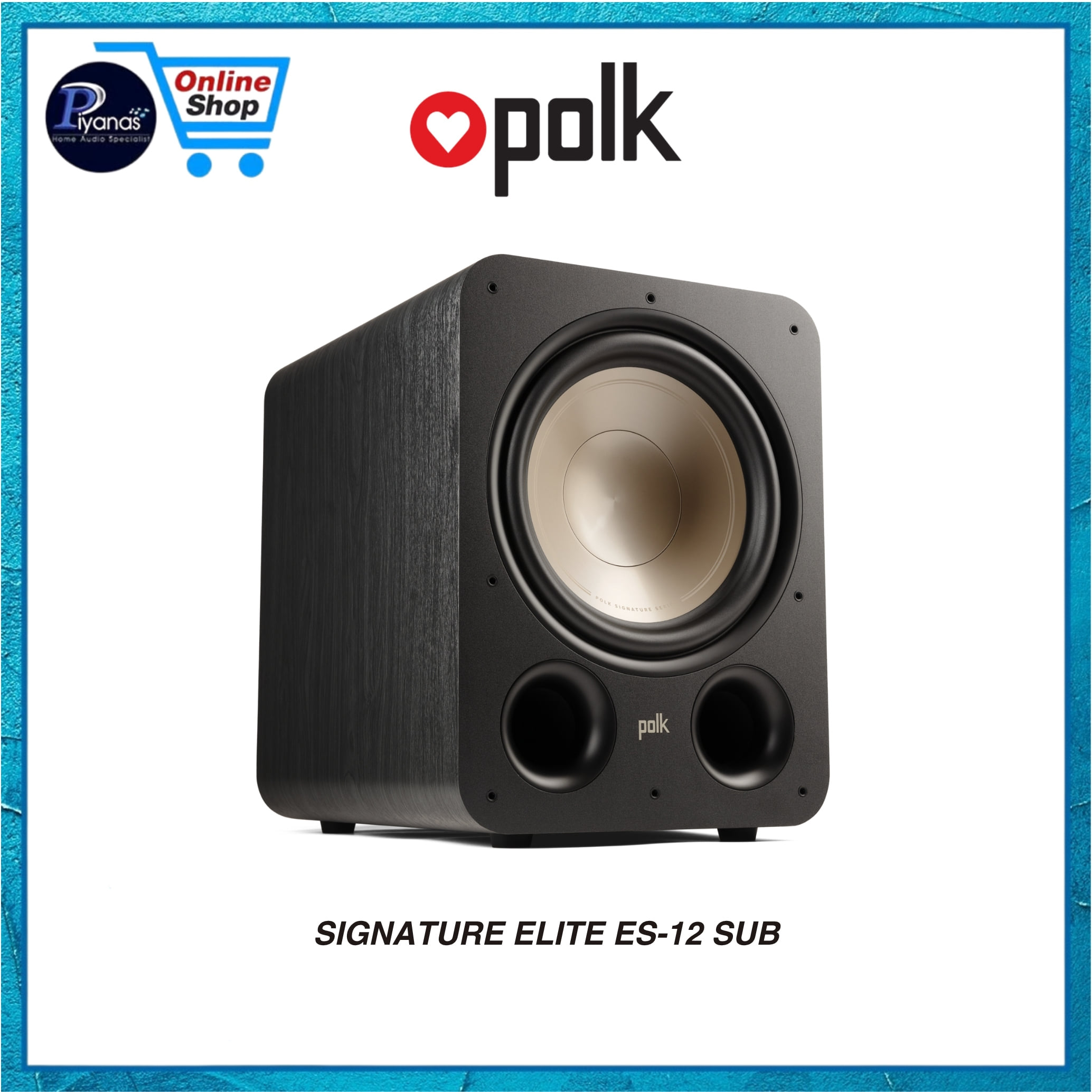 ซับวูฟเฟอร์ POLK AUDIO SIGNATURE ELITE ES-12 SUB สีดำ_1